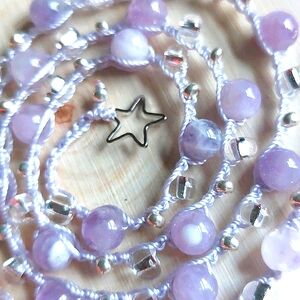 Amethyst Necklace, Purple Artisan made by Rust Belt Raised